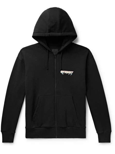 givenchy zip hoodie|givenchy hoodie with holes.